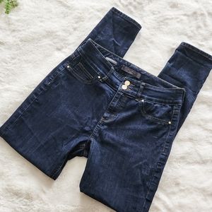 THE LIMITED HIGH RISE JEGGING DENIM JEANS SKINNY LEGGING 12 DARK